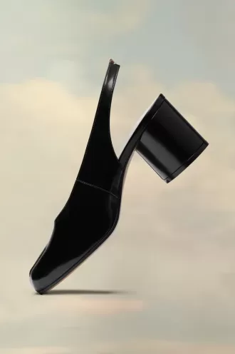 Tabi leren slingbackschoenen