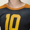 Varsity-t-shirt met lange mouwen