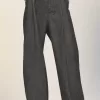 Wijde wollen broek