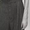 Wijde wollen broek