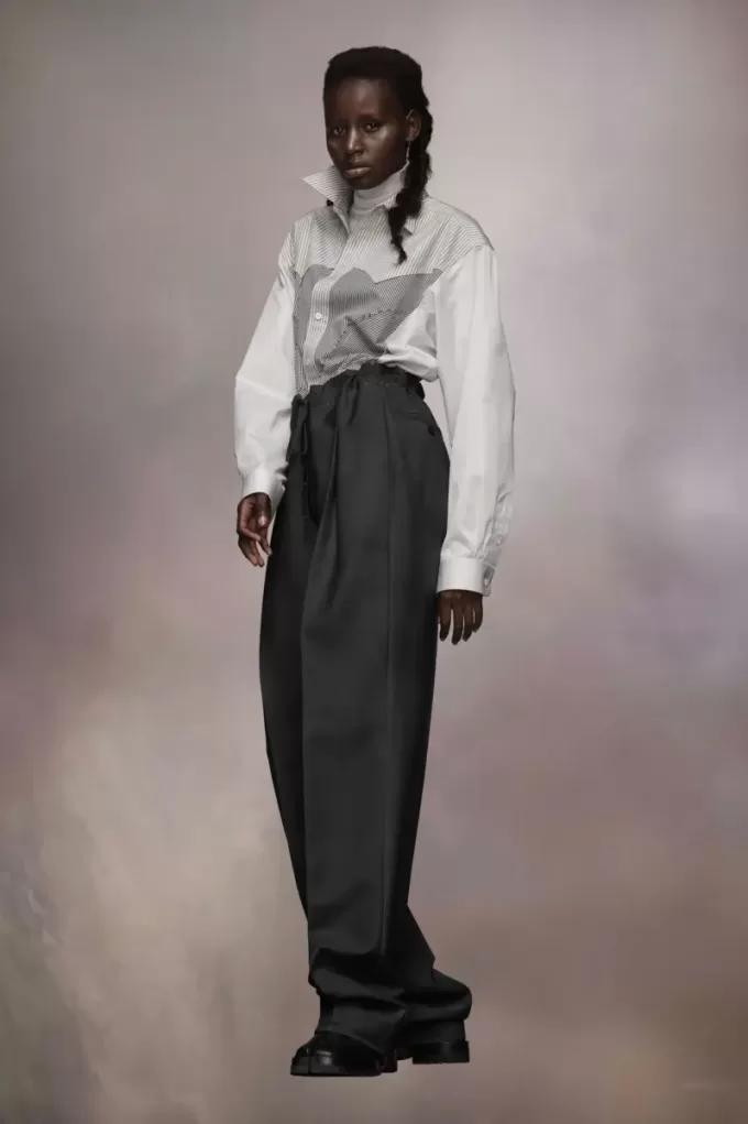 Wollen Mohair Broek