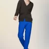 Wollen vest met elleboogstuk