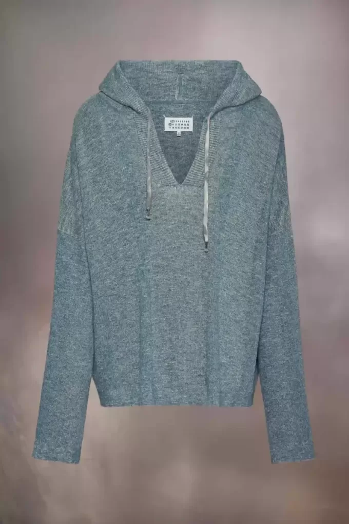 Zomer kin gebreide hoodie