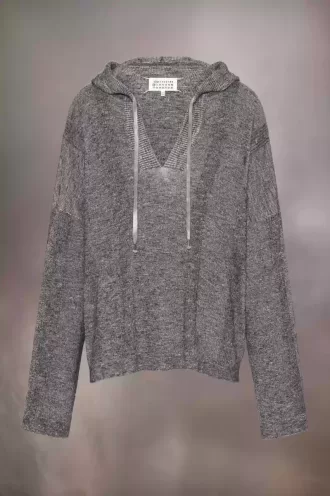 Zomer kin gebreide hoodie