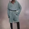 Zomer kin gebreide hoodie