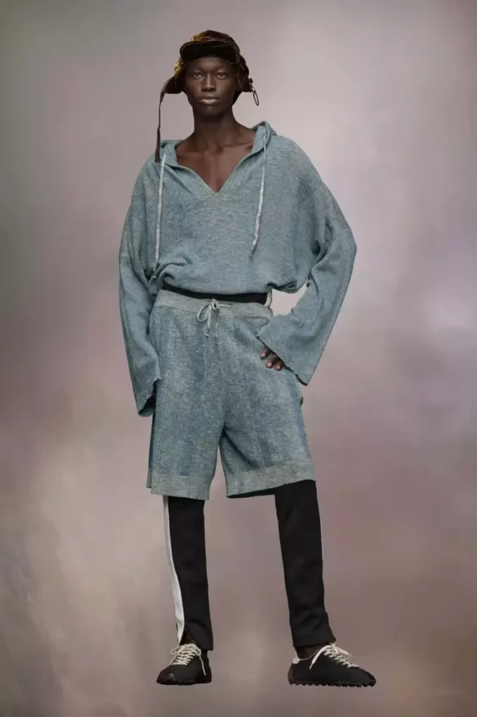Zomer kin gebreide hoodie