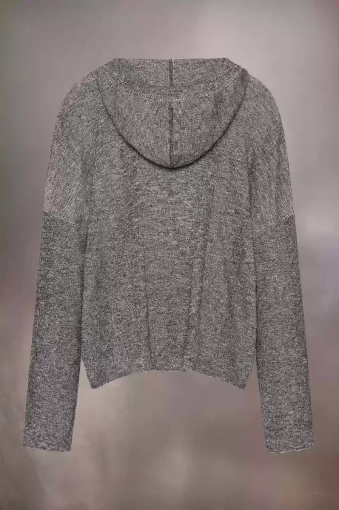 Zomer kin gebreide hoodie