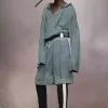 Zomer kin gebreide hoodie