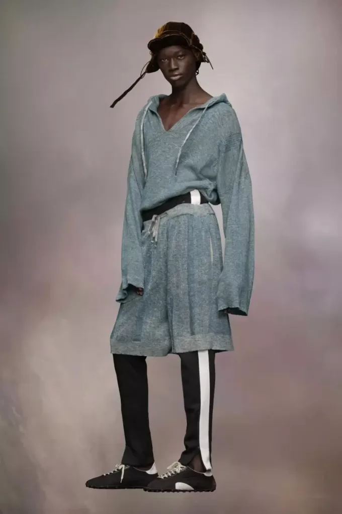 Zomer kin gebreide hoodie