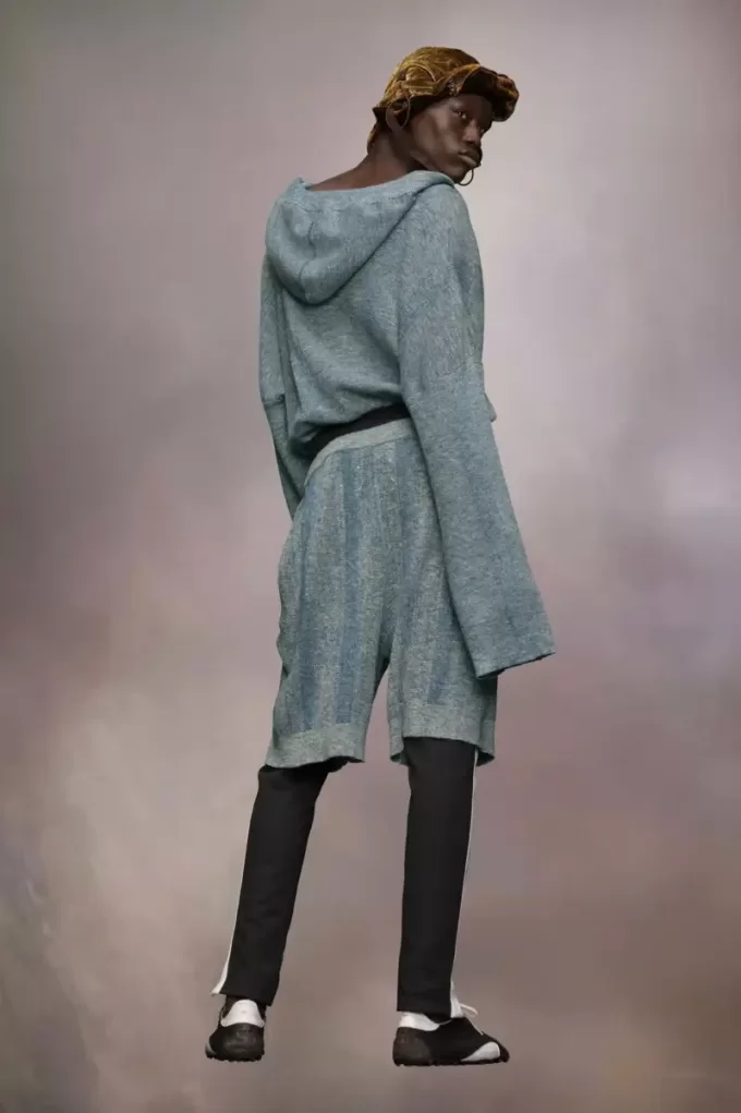 Zomer kin gebreide hoodie